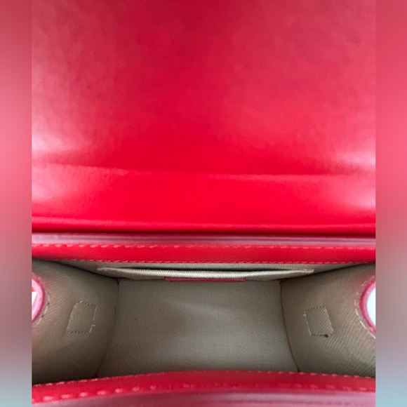 [NWT] Jacquemus Le Chiquito Moyen Leather Top Handle Bag Red - Picture 7 of 10